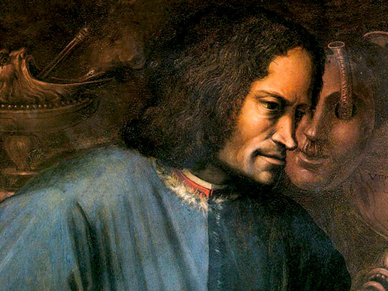 Painting representing Laurent de Medicis, emblematic figure of sponsorship
